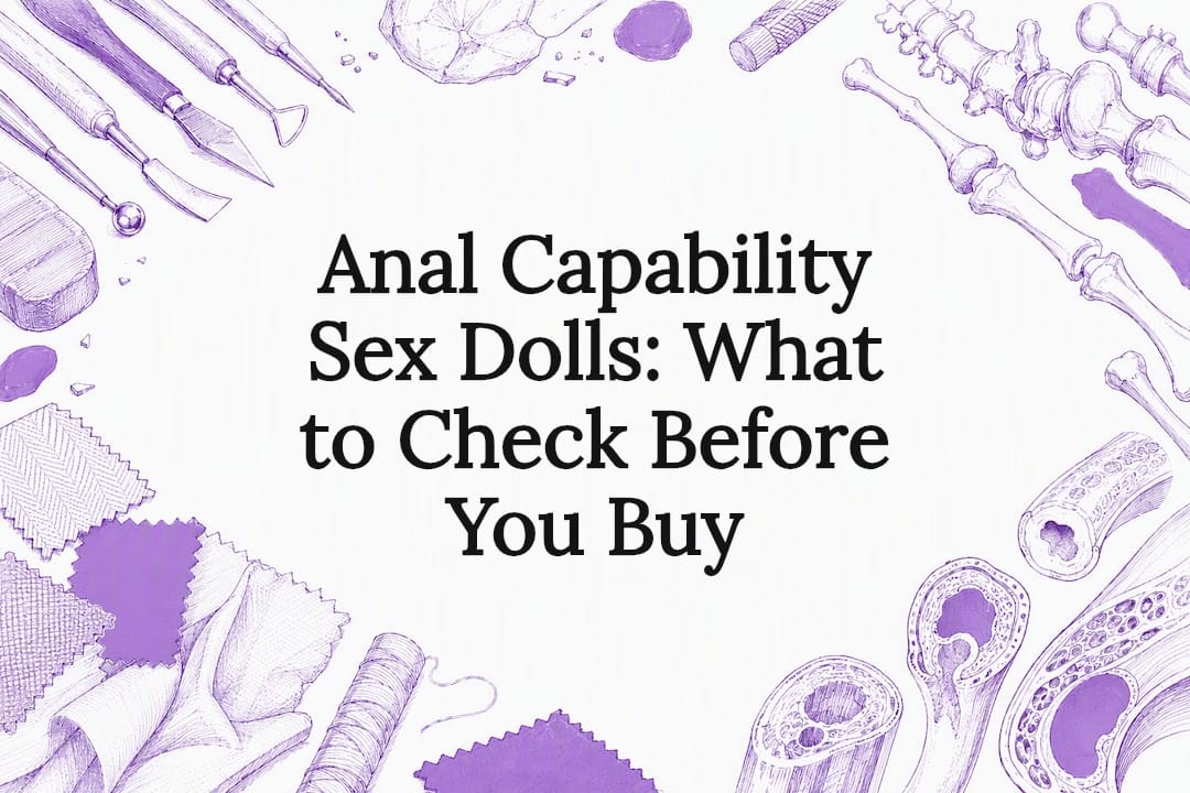 Decorative title card illustration for anal capability sex doll article