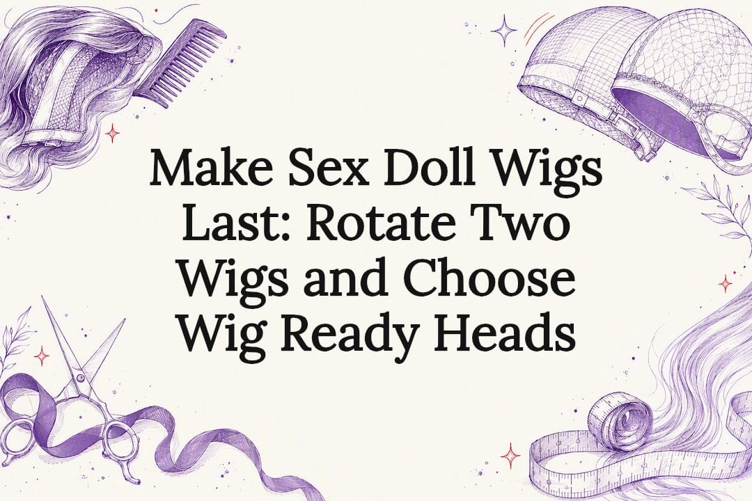 Decorative wig care title card